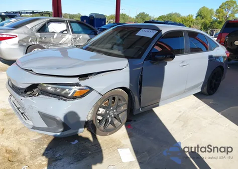 2022 Honda Civic Sport z USA, uszkodzony, nr VIN 2HGFE2F50NH577481